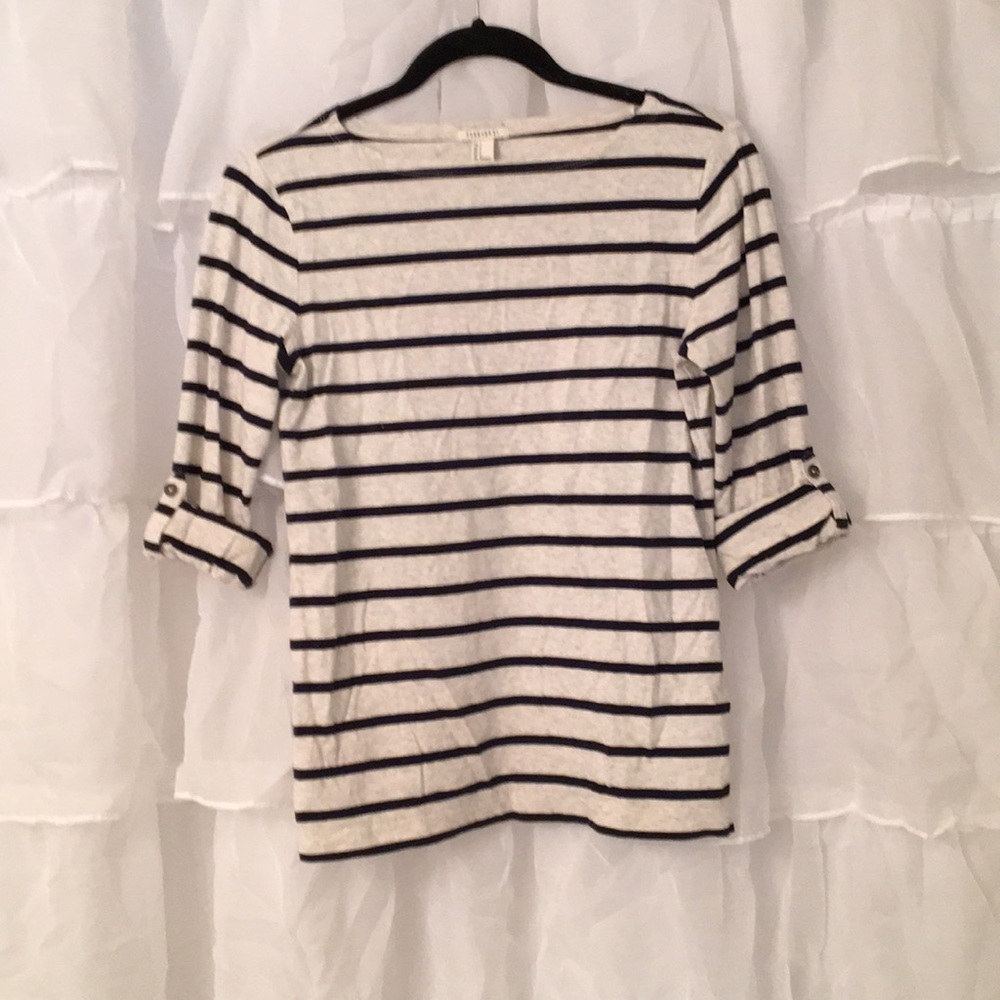 Adorable thick cotton striped T.